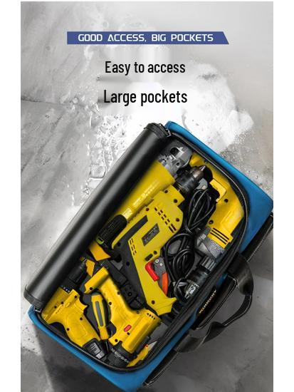 Everwinner Durable Canvas Electrician Tool Bag - Sturdy, Thickened, and Wear-Resistant