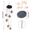 Wind Chime Bird Feeder Decorative Hanging Outdoor Hummingbird Feeder for Garden Yard Patio