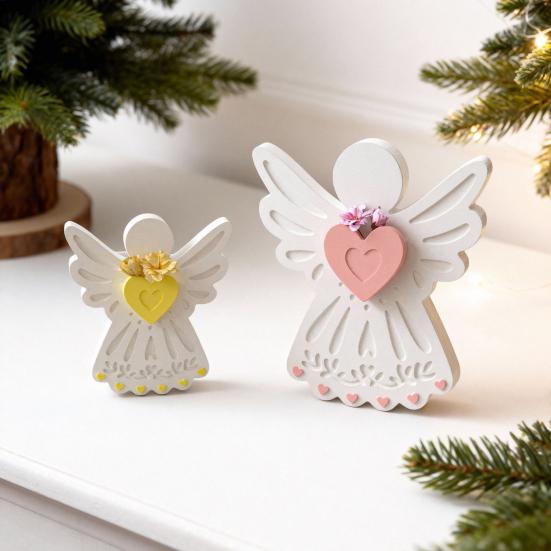 Angel Mold Flexible Non-Stick Angel Shape Silicone Candle Mold Ice Cubes Desserts Soap Making Baking Mold DIY Scented Candles Resin Ornament