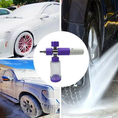 35ml/100ml Hochdruckreinigerpistole Einstellbarer Autowaschschaumsprüher Schaumsprühbehälter zum Reinigen von Autos SUVs