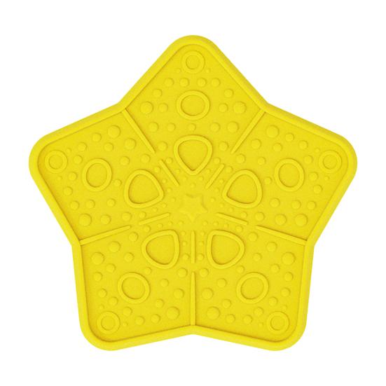 Pet Slow Food Mat with Suction Cups Star Shape Pet Food Tray