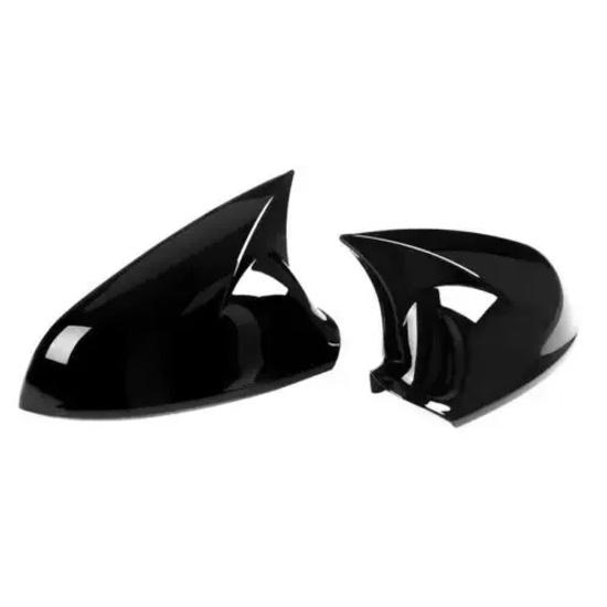 For Opel Vauxhall Astra H MK5 2004-2009 J MK6 2010-2013 ABS Car Side Mirror Cover Wing Cap Exterior Door Trim Adhesive Sticker