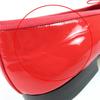 Chanel Ballet Shoes COCO Mark Two-tone Flats Red Black Patent Leather 36 G02819 Used