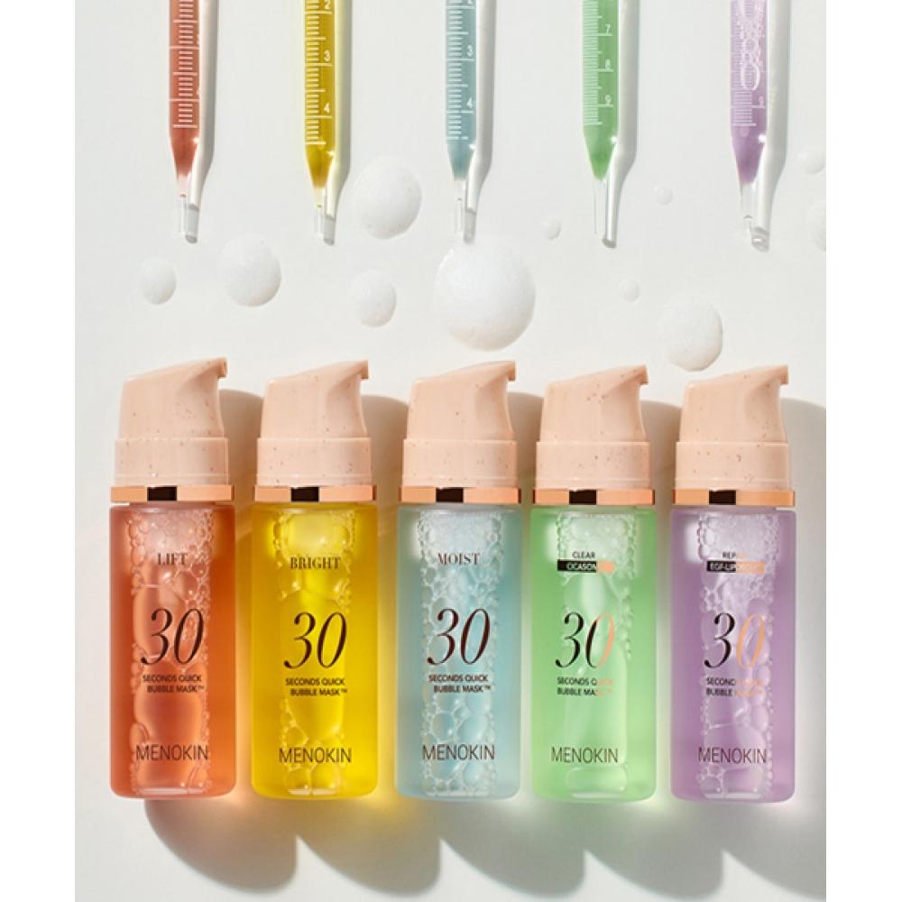 Menokin 30 Second Quick Bubble Mask 5 Piece Set  95ml X 5 