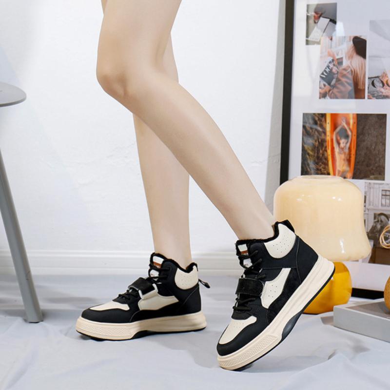 Winter Sneakers Women Platform Sports Shoes Comfort Plus Plush Keep Warm Running Skateboard Shoes Ankle Snow Boots