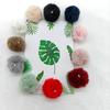 Dostupný: 3mm pompony z umělé králičí srsti jako doplňky pro náušnice, čepice, pokrývky hlavy, DIY řemesla a přívěsky na klíče.