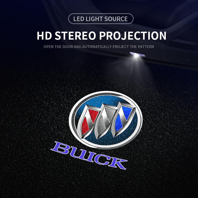 For Buick Lacrosse 2010-2020 Encore 2014-2016 Regal 2009-2014 Logo Projector Lamp Accessories Welcome Laser Ghost Shadow Light