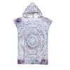 Geometric Hooded Wearing Bath Towel, Beach Towel, Cape, Seaside Change Of Clothes, Bathrobe, Printed Hooded Bath Towel, Minimum Order