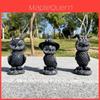 Enchanting Halloween Magic Owl Resin Craft Animal Sculpture Mini Desktop Decor