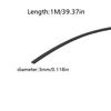 Black Rubber Strip Gaskets Round Sealing Strip Wear-Resistant Bar For Cabinet Door Seal Grease Separator 3/5/6/8/10/12/15/18mm