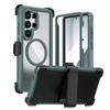 Three Anti-magnetic Mobile Phone Case for Samsung S26Ultra Bracket Protective Case A37 Anti-drop S25 All-inclusive 24