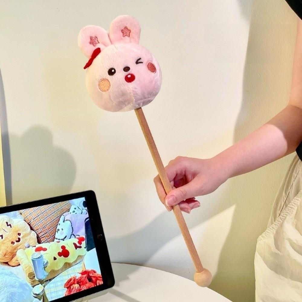 Akupressur-Massagehammer Plüschmaterial Handgehaltener Hammer Massagestab Nackenmassage