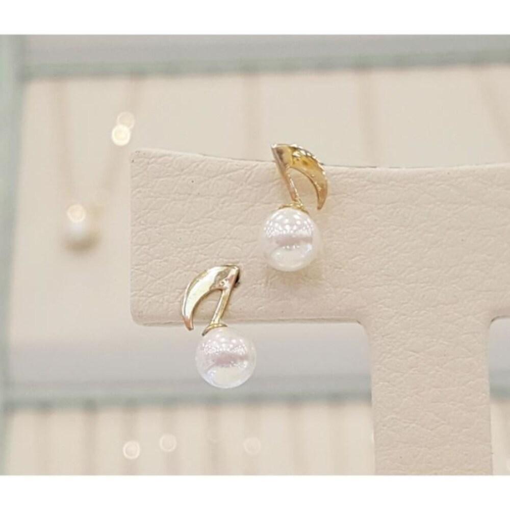 Volare Savezone01 14K Melody 5mm Earrings Ge158 (15722925)
