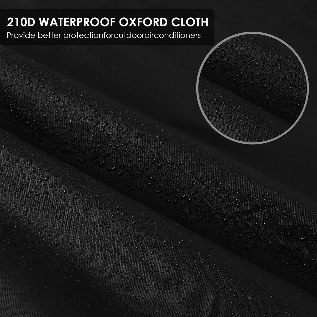 Pokrowiec na klimatyzator Wodoodporny Tkanina Oxford 210D Zimowy Pokrowiec Ochronny na Zewnętrzną Jednostkę Klimatyzacyjną