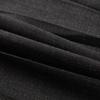 2025 Autumn/Winter High-Waist Black Pleated A-Line Mid-Length Skirt
