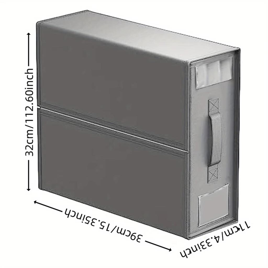 Large Capacity Foldable Non-Woven Fabric Four-Piece Set With Visible Windows for the Bed - Four-Piece Set Storage Containers