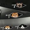High-definition Car Decal Stickers Zipper Cat Shape Adhesive Waterproof Scratch Cover Paint Protection Sticker Durable Decals for Cars Electric