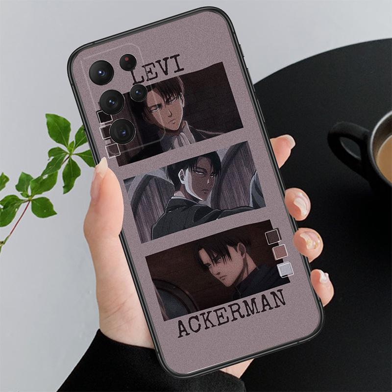 

Levi Ackerman Phone Case For Samsung A55 A16 A56 A36 A35 A15 A53 A54 A33 A34 A25 A05S A52 A52S A14 A24 A26 A71 A54