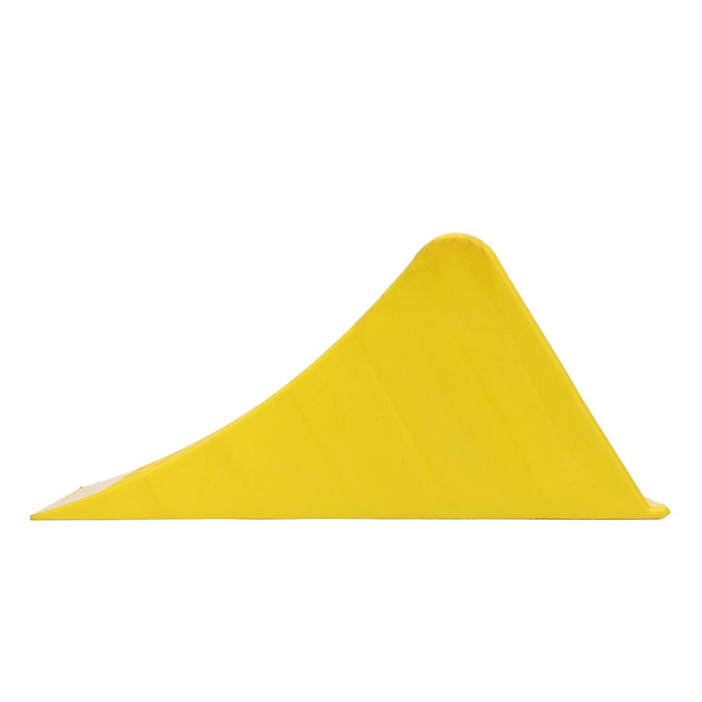 Heavy Duty Wheel Chocks Yellow High Visibility Premium Plastic Wheel Stopper for Car Travel