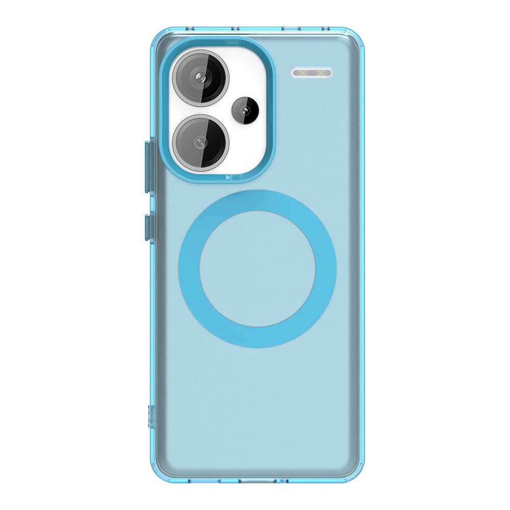 For Redmi Note 13 Pro Plus 5G Case Magnetic Wireless Charge Funda Redmi Note 13 Pro+ Plus Coque Matte Translucent PC Back Cover