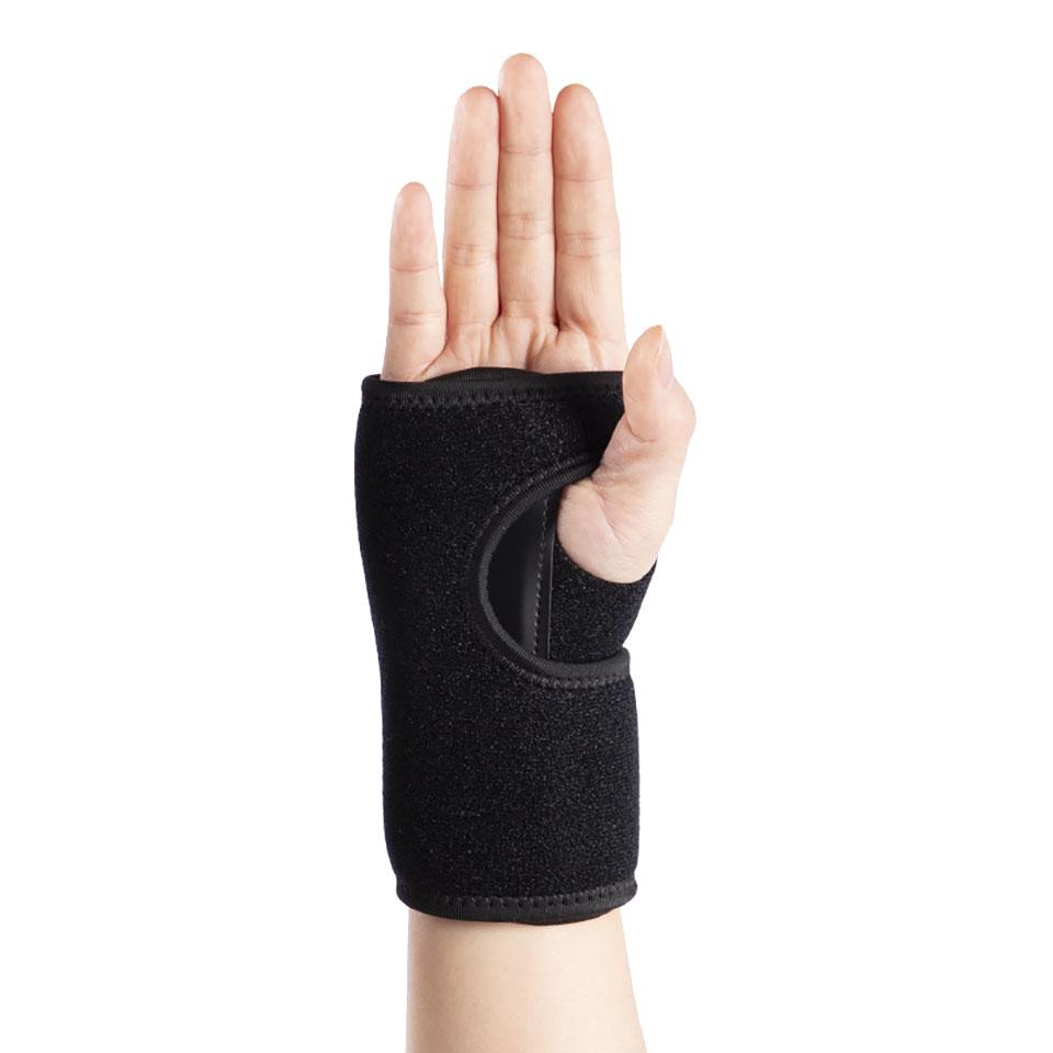 1Pcs Steel Plate Wrist Brace Adjustable Support Breathable Sprain Relief Double Strap Palm Brace for Pain Relief