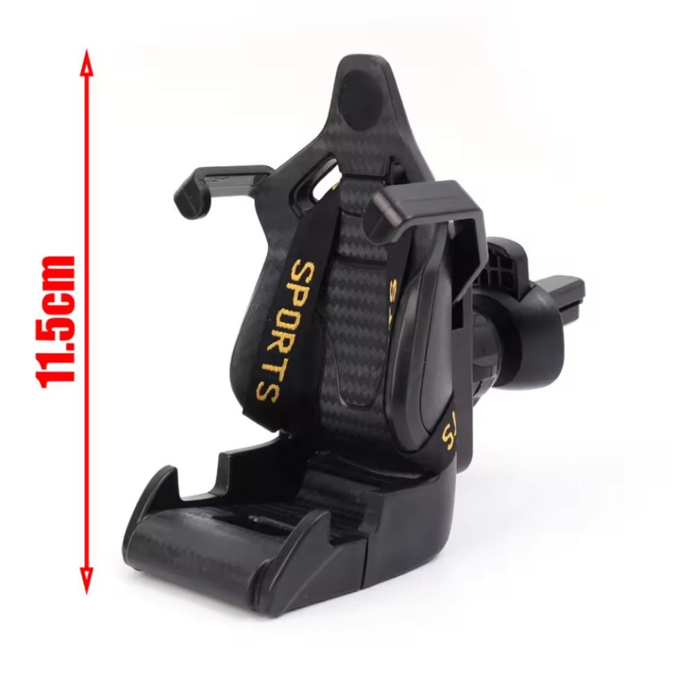 Car Air Vent Phone Holder Gravity Lock Automatic Secure Clip 360 Rotation Fits Phones up to 8 5 cm Wide with Cases