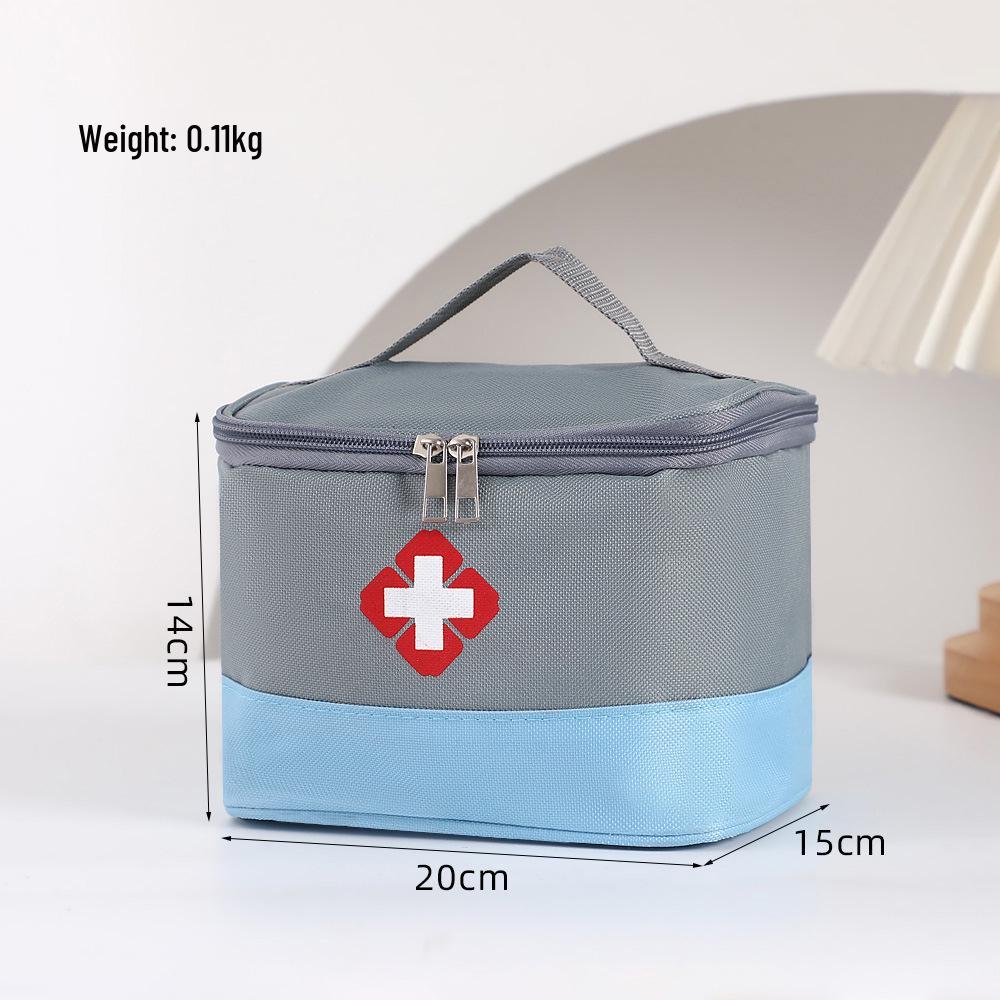Large Capacity Portable Medicine Storage Bag - Home & Travel Emergency Kit