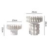 White Thread Lace Ceramic Vase Frosted Abstract Handicraft Ornament Flower Arrangement Accessories Home Decoration Vases Pots