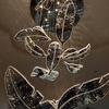 Lustre Moderno Criativo Lâmpada Pendente Folha Loja de Luxo Villa Luz Pendente para Casa Sala de Estar Restaurante Lustres Decoração