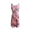 Women's Floral Maxi Dress Summer Wedding Guest Dress Tiered Sleeveless Lace Up Corset Sundress