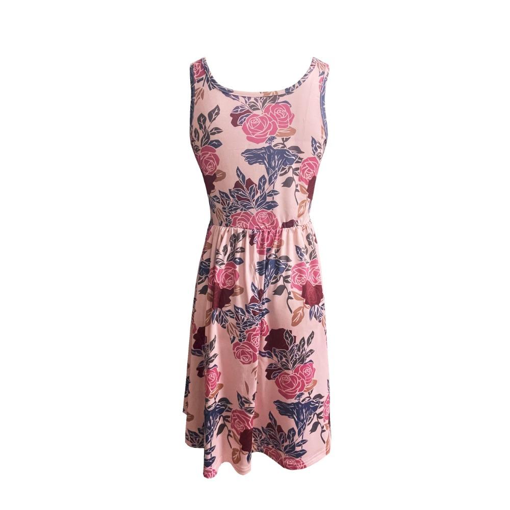 Women's Floral Maxi Dress Summer Wedding Guest Dress Tiered Sleeveless Lace Up Corset Sundress