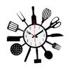 Kitchen Wall Clock Arabic Numerals Quiet Movement Acrylic Wall Watch Decorative Clock for Nice Gifts