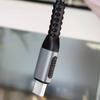Portable 100W Nylon Braided USB C Cable Double Male End Type C Data Cord for Various Use in Office Home or Travel