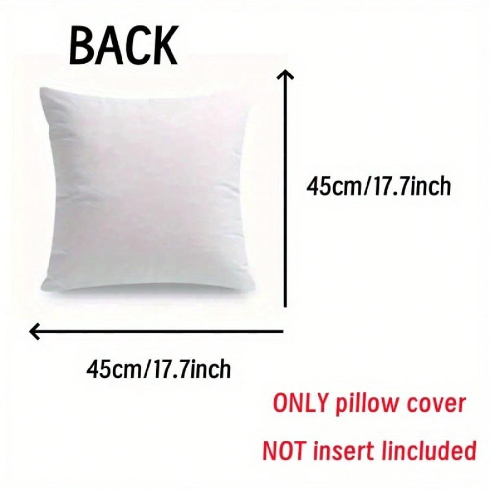 4 Piezas Fundas de Cojín Decorativas de Lino 45x45cm Para Sofá Dormitorio Sala de Estar Decoración del Hogar Fundas de Almohada con Cremallera