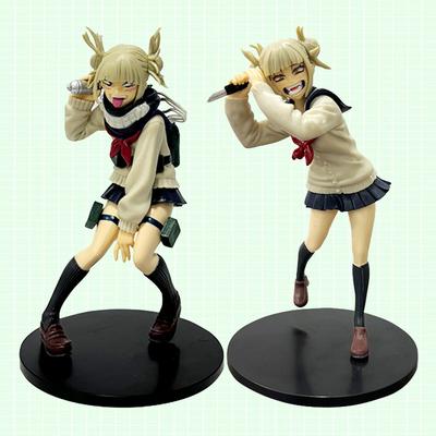 Anime Figure 17cmMy Hero Academia Character Toya Himiko Cute Uniform Battle Version Action Figures Anime Collection Model Gift
