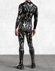 3D Digital Printing Stage Performance Costumes Adults Halloween Events Carnival Theme Party Cosplay Outfit Pretend Game Jumpsuit