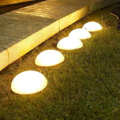 Solar LED Hemisphere Outdoor Landscape Light for Park, Villa, or Courtyard - Lawn Plug-in Decoration