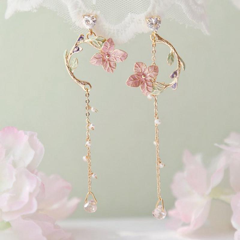 Cute Enamel Cat Balloon Stud Earrings for Women Fashion Drop Rabbit Flower Heart Colorful Jewelry Dangle Wedding Party Girl Gift