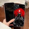Japanese Art Samurai Ninja Transparent Case For Apple iPhone 17 16 15 14 13 12 11 Pro Max Plus 16E 17Air 17Pro Phone Cover Funda