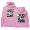Felpa con cappuccio stampata del tour Suicideboy Gray Day 2024
