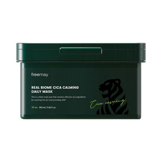 Madagascar Centella asiatica/Moisture Soothing Freemay Real Biome Cica Calming Daily Mask 30 sheets