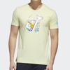 Adidas Neo Sport Straight T-Shirt Men Tops Light-Yellow GJ9975