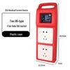 Compact Industrial Power Strip with RCD and Display for Construction Sites