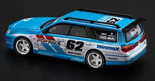 POP RACE 1/64 Scale Nissan Stagea SimoN's Garage #62 (Limited Edition) Finished Product PR640171