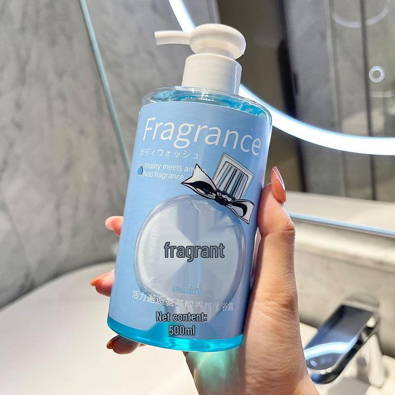 Family Size Camellia & Red Pomegranate Body Wash with Long-Lasting Moisturizing Ebony Rose Fragrance