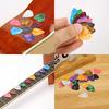 60 Colorful Celluloid Guitar Picks with Organizer Storage Box, 3 Different Thickness Picks (0.46mm, 0.71mm, 0.96mm, Random Colors) for Electric Bass,