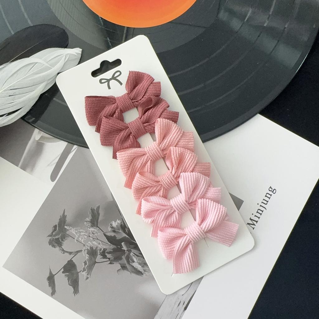 Multi Colored Hair Clip, Children's Bow Combination Hair Clip, Set Of 10 Pieces