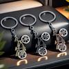 3D Dreidimensional Metall Fahrrad Schlüsselanhänger Personalisierung Abenteuer Abzeichen Schlüsselring Originalität Rucksack Schlüsselanhänger Zubehör Geschenk