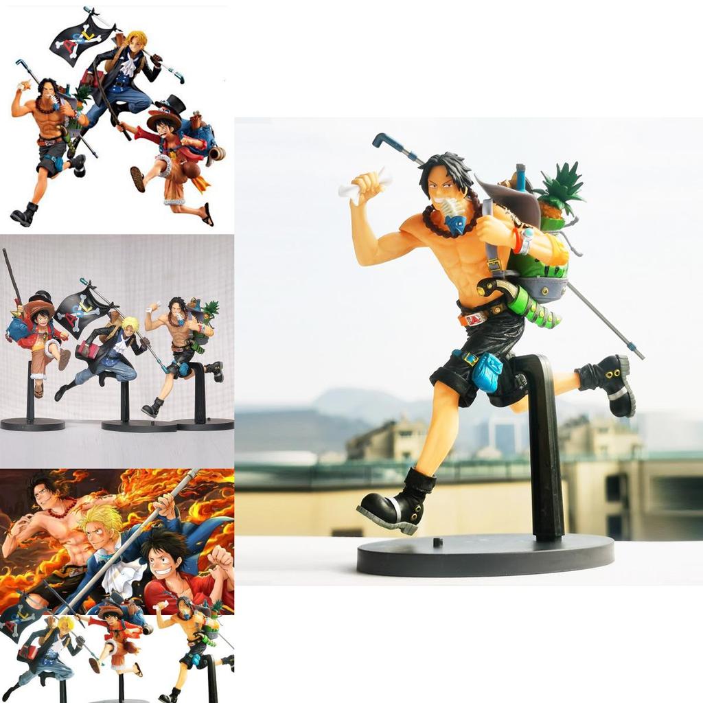 One Piece Running Three Brothers Monkey D Luffy Portgas D Ace Sabo Backpack Collection