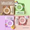 Portable Retro Camera Fan with USB Rechargeable Battery and Lanyard